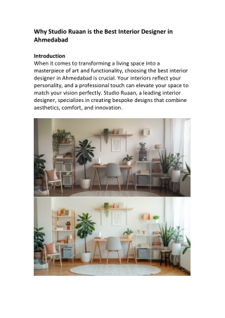 Premium Interior Design Services in Ahmedabad