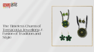A Fusion of Tradition and Style: Terracotta Jewellery
