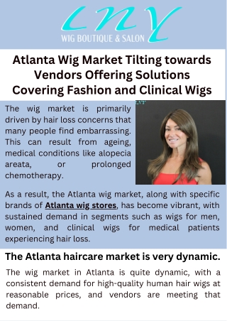 Atlanta Wig Market Tilting towards Vendors Offering Solutions Covering Fashion