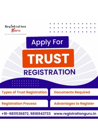 trust registration in india