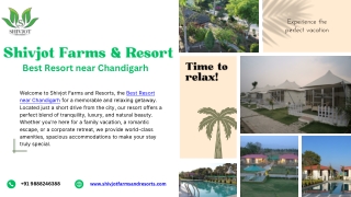 Best Resort near Chandigarh