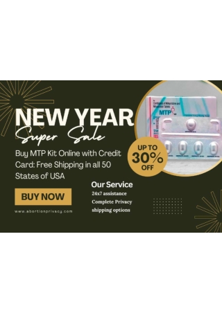 Buy MTP Kit Online with Credit Card Free Shipping in all 50 States of USA