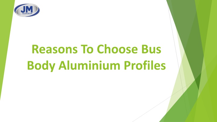 reasons to choose bus body aluminium profiles