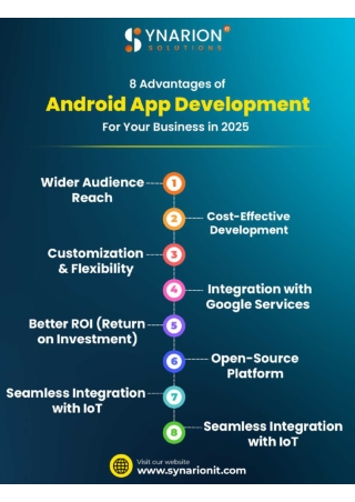 8 Advantages of Android App Development For Your Business in 2025