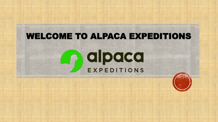 welcome to alpaca expeditions