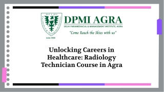 Radiology Technician Course In Agra