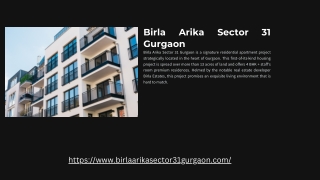 Birla Arika Sector 31 Gurgaon | Offer Premium Residency