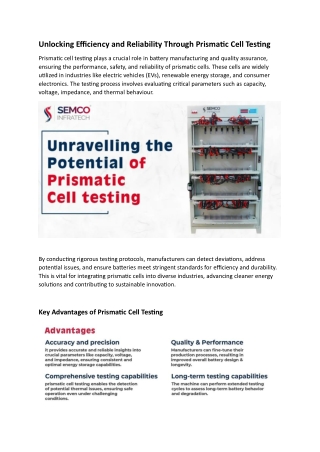unlocking efficiency and reliability through