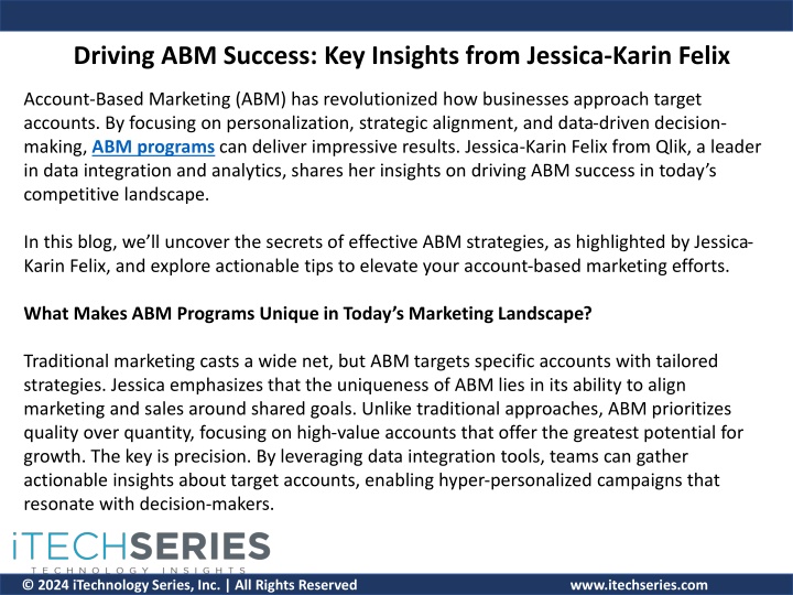 driving abm success key insights from jessica