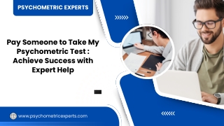 Pay Someone to Take My Psychometric Test: Achieve Success with Expert Help