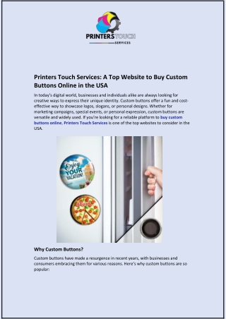 printers touch services a top website