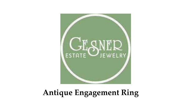 antique engagement ring