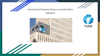 Commercial Property Finance in South Africa Solutions