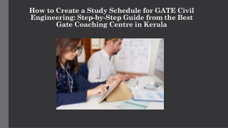 How to Create a Study Schedule for GATE Civil Engineering