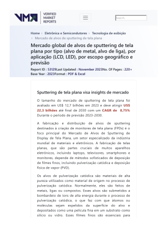 global-flat-panel-display-sputtering-targets-market-2019-by-manufacturers-regions-type-and-application-forecast-to-2024