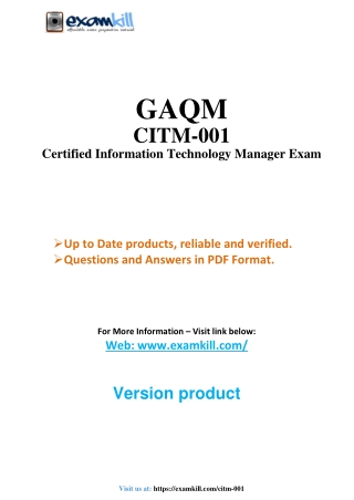 gaqm citm 001