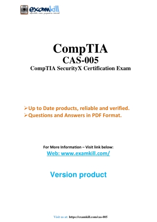 comptia cas 005 comptia securityx certification