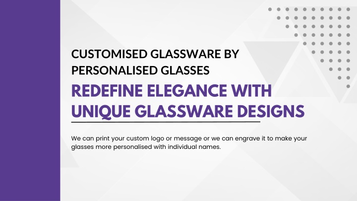 customised glassware by personalised glasses