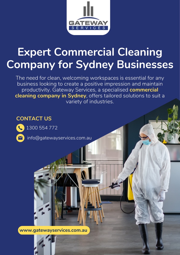 expert commercial cleaning company for sydney