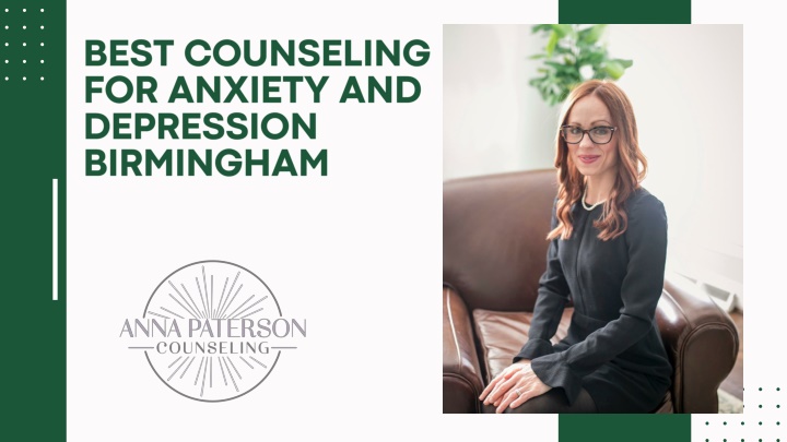 best counseling for anxiety and depression