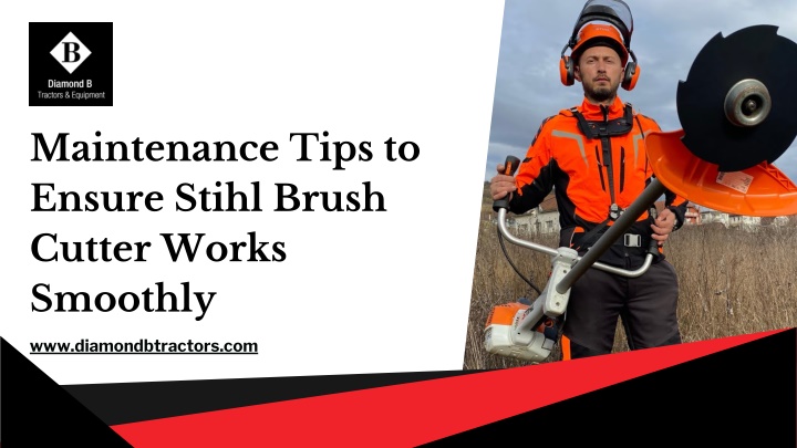 maintenance tips to ensure stihl brush cutter