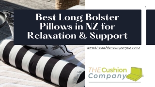 Best Long Bolster Pillows in NZ for Relaxation and Support