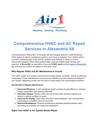 Furnace Repair in Falls Church, VA: Keep Your Furnace Running Efficiently