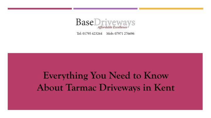 everything you need to know about tarmac