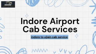 indore airport indore airport cab services