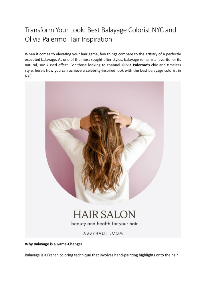 transform your look best balayage colorist