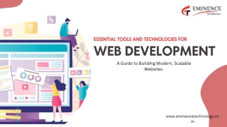 Essential Tools and Technologies for Web Development