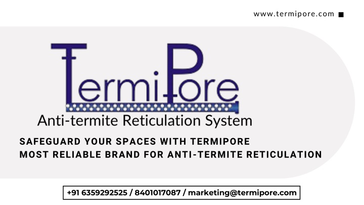 91 6359292525 8401017087 marketing@termipore com