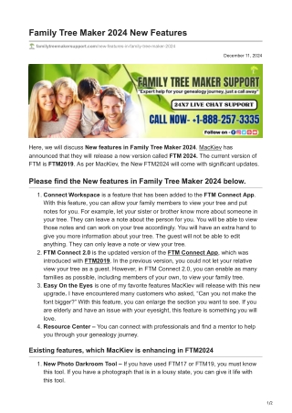 Family Tree Maker 2024