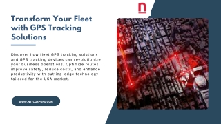 transform your fleet with gps tracking solutions