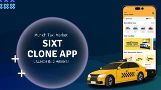 Entering the Munich Taxi Market with SIXT Clone App In 2 Weeks Explained!