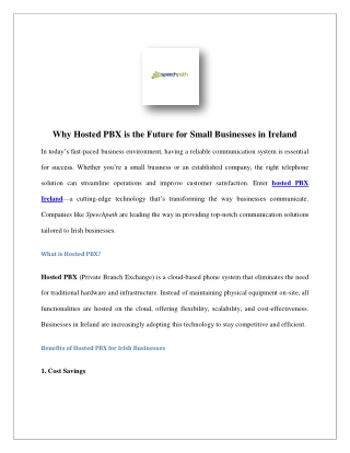 why hosted pbx is the future for small businesses
