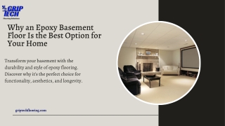 why an epoxy basement floor is the best option