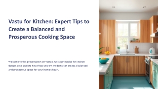 Vastu for Kitchen: Expert Tips to Create a Balanced and Prosperous Cooking Space