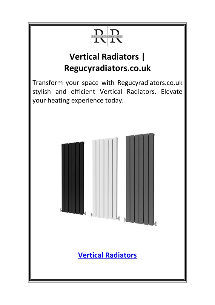 vertical radiators regucyradiators co uk