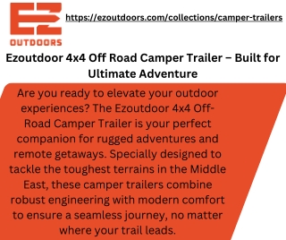 https ezoutdoors com collections camper trailers