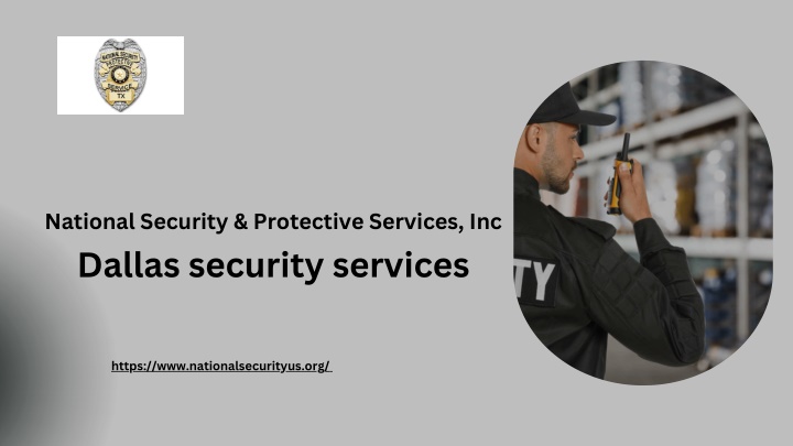 national security protective services inc dallas