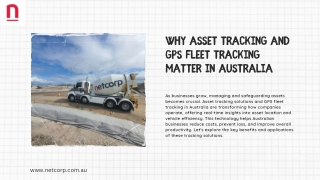 why asset tracking and gps fleet tracking matter