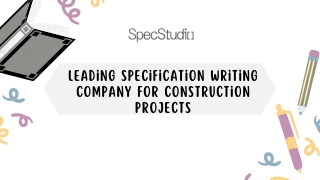 leading specification writing company