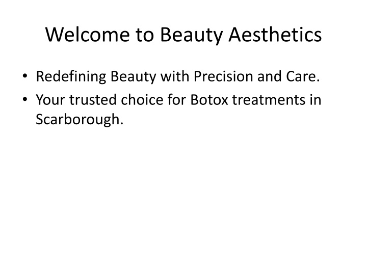 welcome to beauty aesthetics