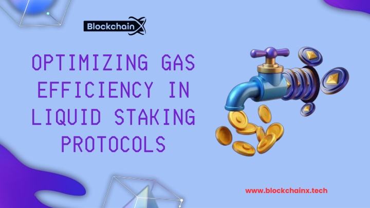 optimizing gas efficiency in liquid staking