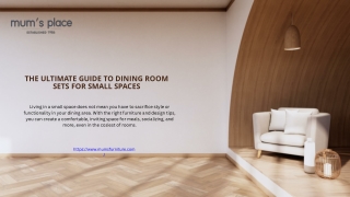 the ultimate guide to dining room sets for small