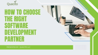 Choosing the Right Software Development Partner