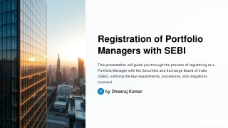 registration of portfolio managers with sebi