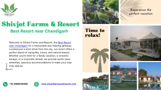 Best Resort near Chandigarh