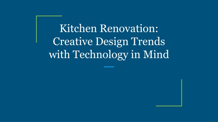 kitchen renovation creative design trends with technology in mind